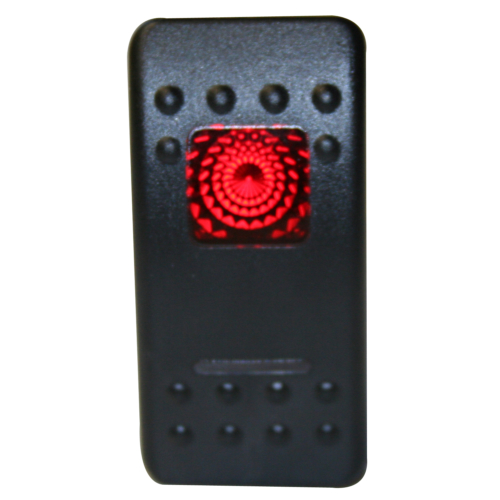Rocker Switch – Momentary On/Off Lighted Red 3-Pin Bulldog Winch
