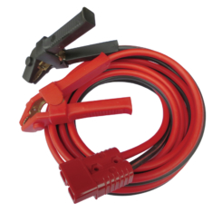 Booster Cable 20 Ft 2 Gauge W/Clamps and Plug Set Bulldog Winch