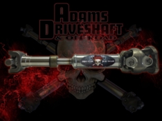 Adams Driveshaft Jeep LJ Rubicon Rear 1350 CV Driveshaft Extreme Duty Series